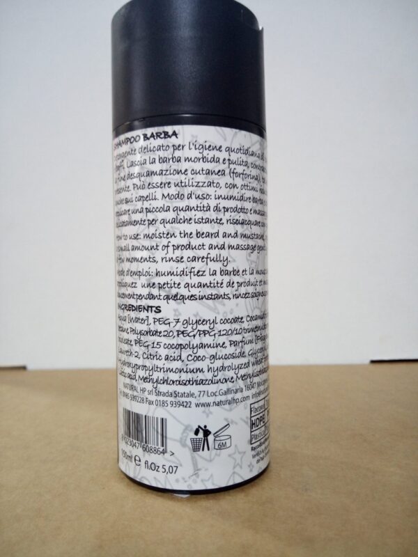 shampoo barba naturalhp 150ml - immagine 3