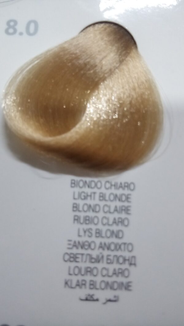 8.0biondochiaro colorplex Raywell tinturaconkeratina - immagine 2