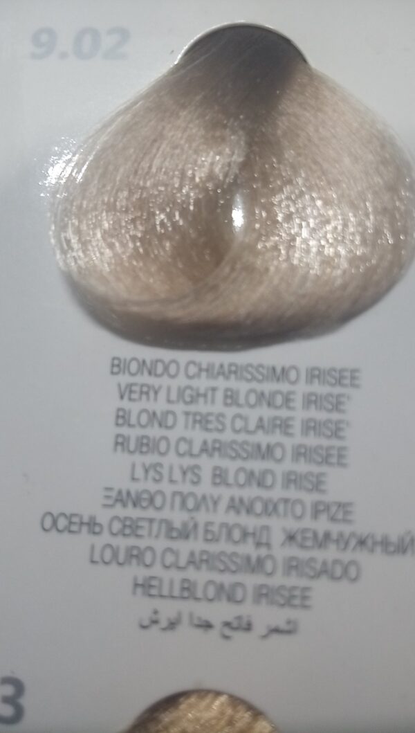 9.02biondochiariss.irisee colorplex Raywell tinturaconkeratina - immagine 2