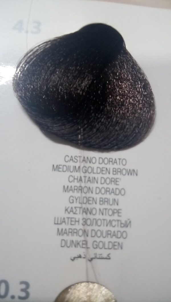 4.3castanodorato colorplex Raywell tinturaconkeratina