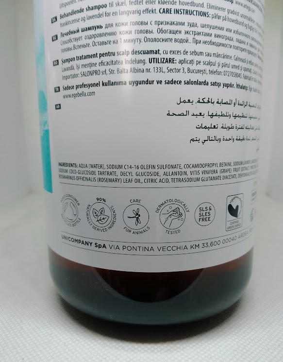 Artègo Normalizing Bath Shampoo1000ml